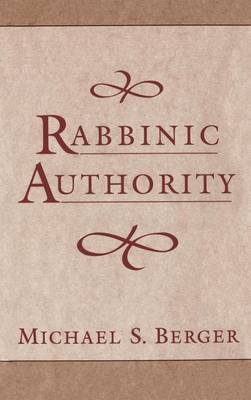 Cover of Rabbinic Authority