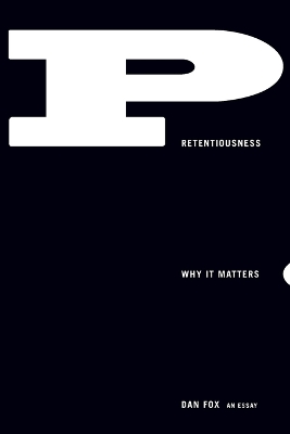 Book cover for Pretentiousness