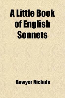 Book cover for A Little Book of English Sonnets