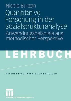 Book cover for Quantitative Forschung in der Sozialstrukturanalyse