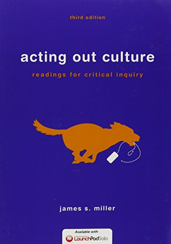 Book cover for Acting Out Culture 3e & Launchpad Solo for Acting Out Culture 3e (Six Month Access)