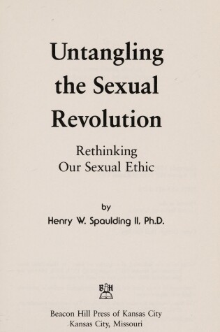 Cover of Untangling the Sexual Revolution