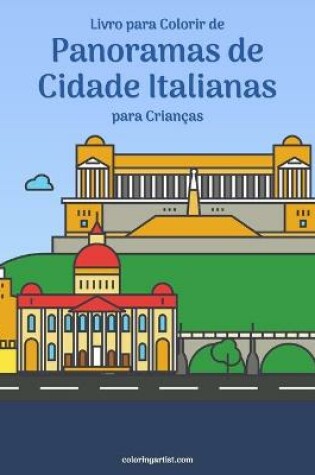Cover of Livro para Colorir de Panoramas de Cidade Italianas para Criancas