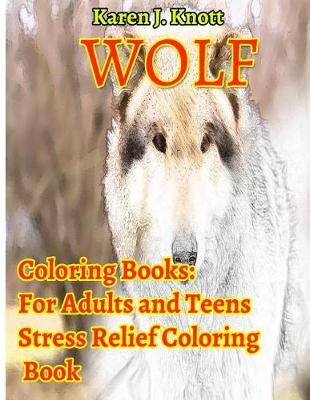 Book cover for Wolf Coloring Books