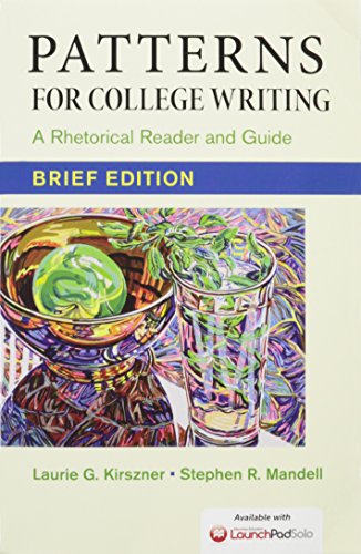 Book cover for Patterns for College Writing, Brief Edition 13e & Launchpad Solo for Patterns for College Writing 13e (Six Month Access)