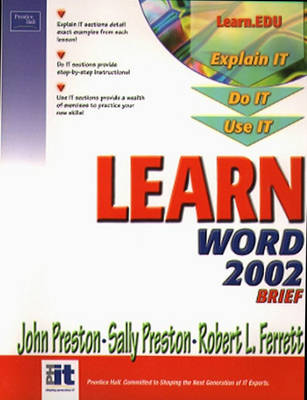 Book cover for Learn Word 2002 Brief