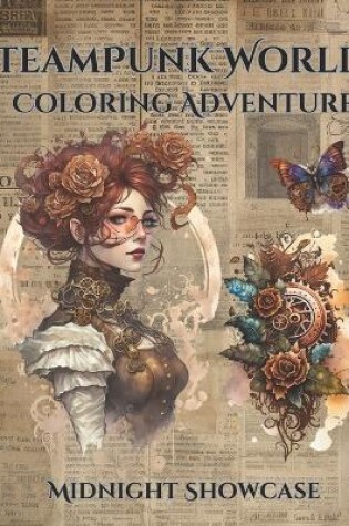 Cover of Steam Punk World Coloring Adventure