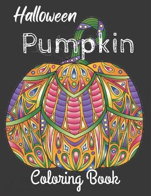 Book cover for Halloween Pumpkin Coloring Book