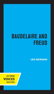 Book cover for Baudelaire and Freud