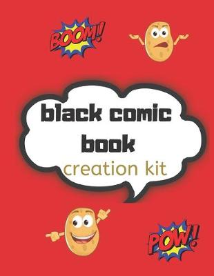 Book cover for black comic book creation kit