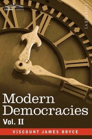 Cover of Modern Democracies - In Two Volumes, Vol. II