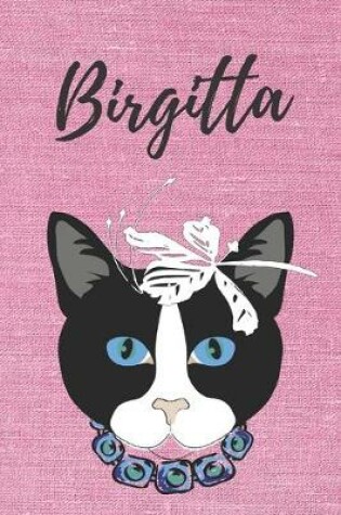 Cover of personalisiertes Notizbuch Katze / Notizheft / Journal / Malbuch / Tagebuch / Kritzelbuch / DIN A5 / Geschenk Birgitta