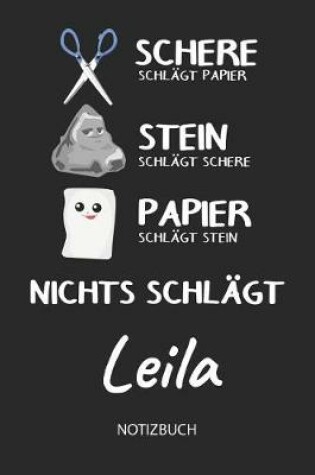 Cover of Nichts schlagt - Leila - Notizbuch