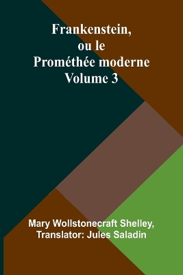 Cover of Frankenstein, ou le Prométhée moderne Volume 3