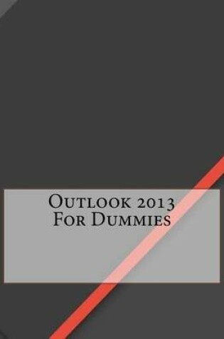 Cover of Outlook 2013 for Dummies