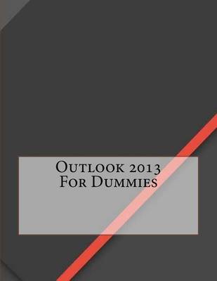 Book cover for Outlook 2013 for Dummies