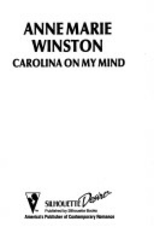 Cover of Carolina On My Mind