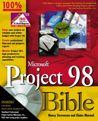 Book cover for Microsoft Project 98 Bible