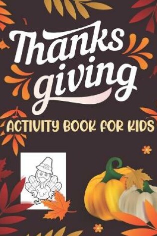 Cover of Thanksgiving Activity book for kids