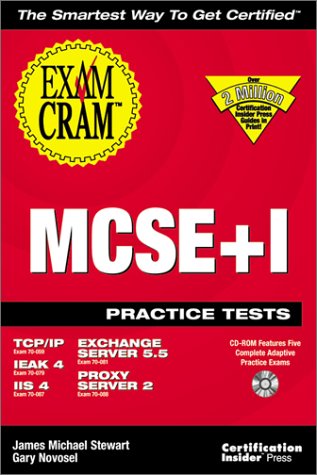 Book cover for Mcse+I Practice Test Exam Cram