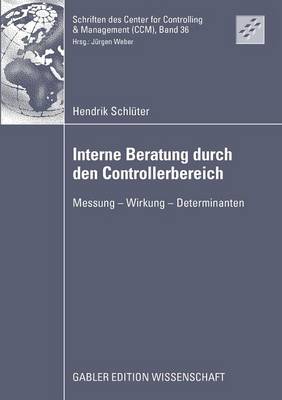 Cover of Interne Beratung durch den Controllerbereich