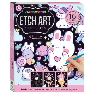 Cover of Kaleidoscope Etch Art Creations Kawaii