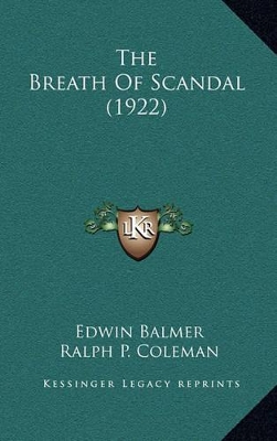 Book cover for The Breath of Scandal (1922)