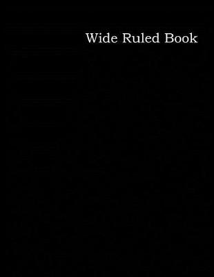 Book cover for Wide Ruled Book