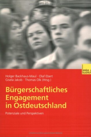 Cover of Beurgerschaftliches Engagement in Ostdeutschland