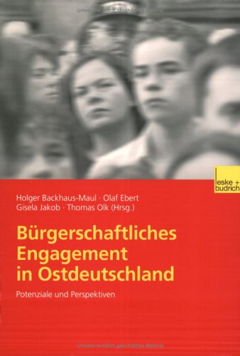 Book cover for Beurgerschaftliches Engagement in Ostdeutschland