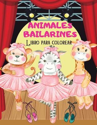 Book cover for ANIMALES BAILARINES Libro para colorear