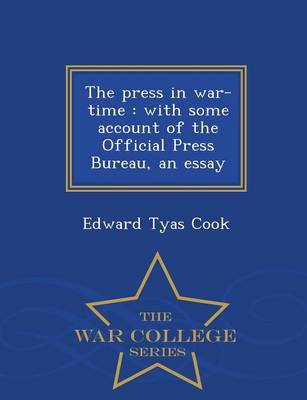 Book cover for The Press in War-Time