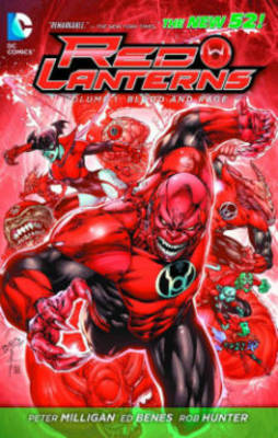 Book cover for Red Lanterns Vol. 1 Blood And Rage