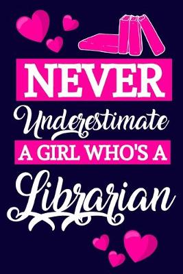 Book cover for Never Underestimate A Girl Who's A Librarian