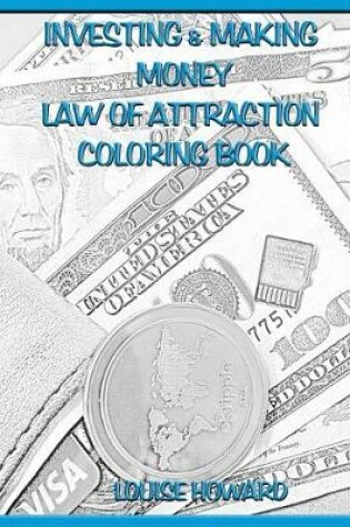 Cover of 'Investing & Making Money' Law of Attraction Coloring Book