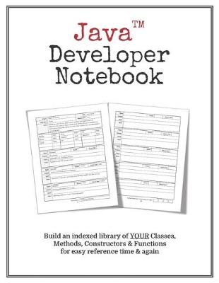 Book cover for Java Developer Notebook