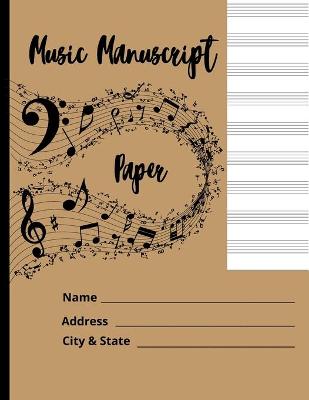 Book cover for Music Manuscript Paper