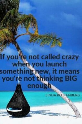 Cover of "If you're not called crazy when you launch something new, it means you're not thinking BIG enough."