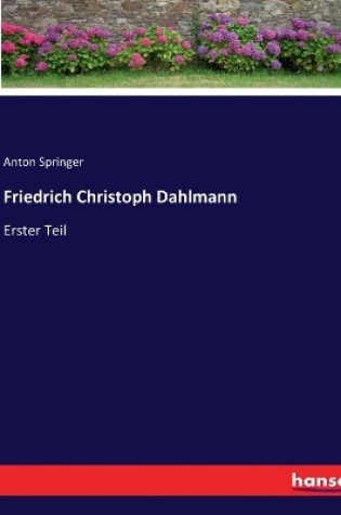 Cover of Friedrich Christoph Dahlmann