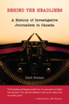 Book cover for The History of Investigative Journalism in Canada