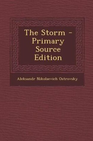 Cover of The Storm - Primary Source Edition