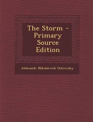 Book cover for The Storm - Primary Source Edition