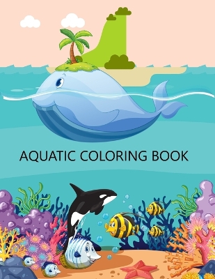 Book cover for Aquatic Coloring Book