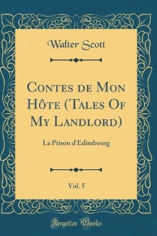 Cover of Contes de Mon Hôte (Tales of My Landlord), Vol. 5