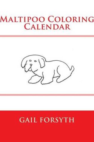 Cover of Maltipoo Coloring Calendar