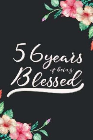 Cover of Blessed 56th Birthday Journal