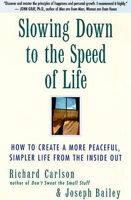 Book cover for Slowing Down to the Speed of Life