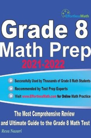 Cover of Grade 8 Math Prep 2021-2022
