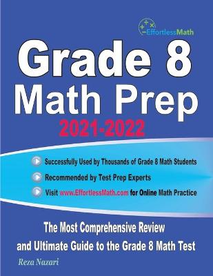 Book cover for Grade 8 Math Prep 2021-2022