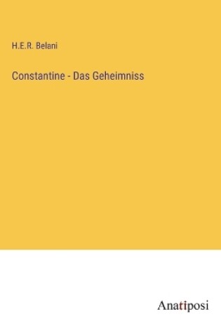 Cover of Constantine - Das Geheimniss